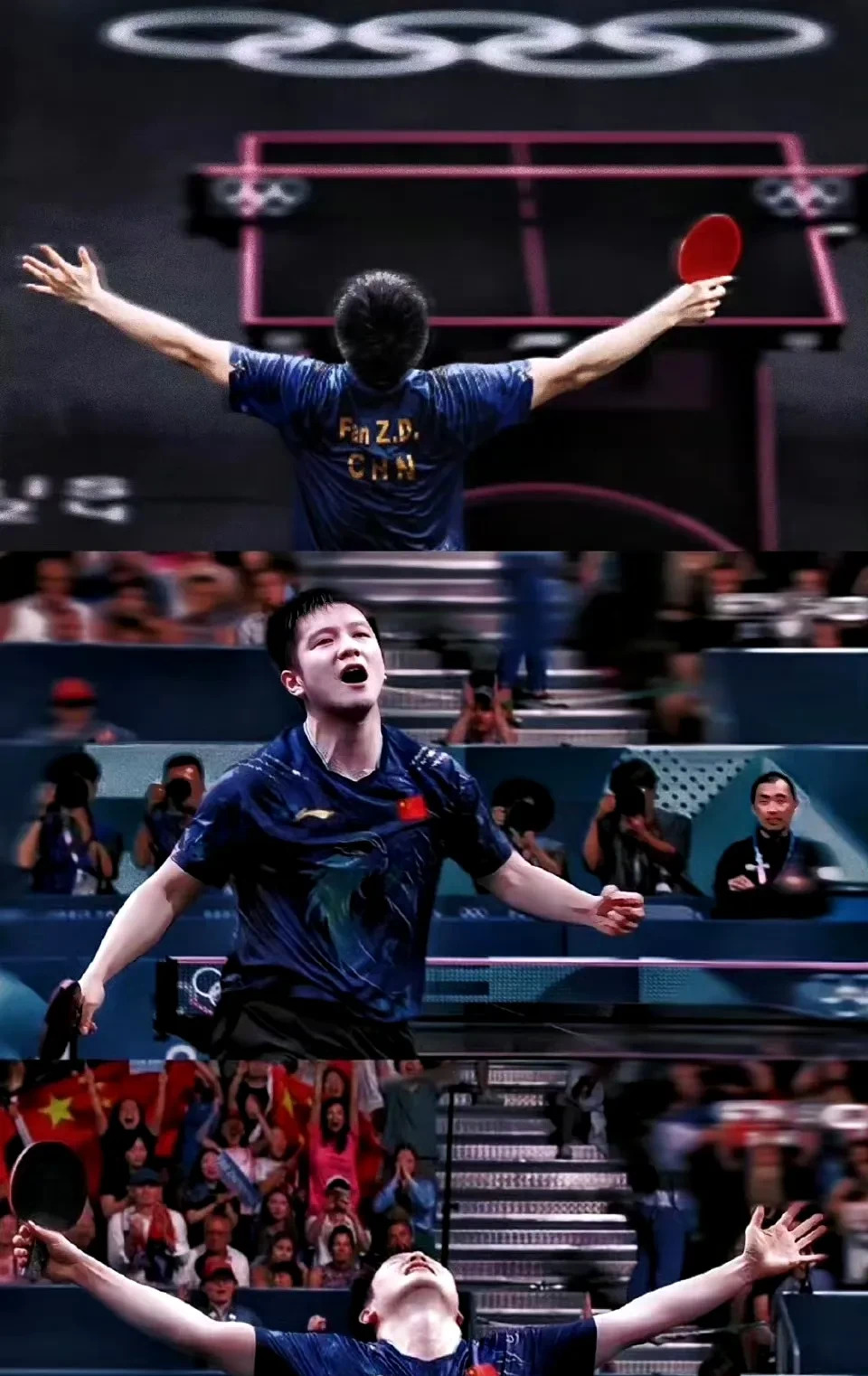 中国乒乓球队绝杀比利时乒乓球队，张继科统治全场