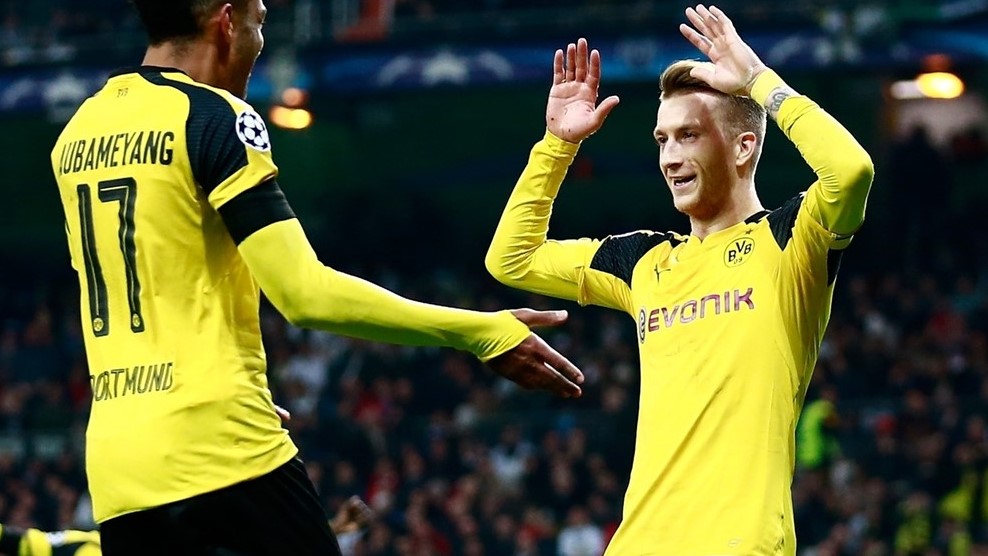 多特蒙德逆转里昂，本泽马统治全场